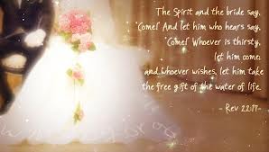 the spirit and the bride say come